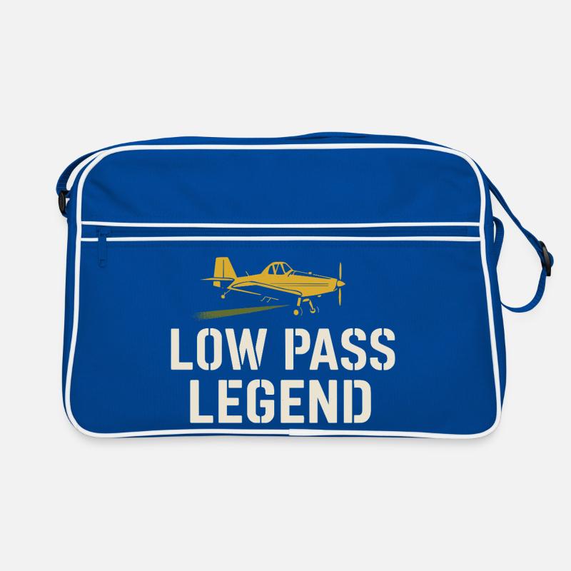 Ländliche Luftfahrt Landwirtschaft Pilotgeschenk Retro Tasche