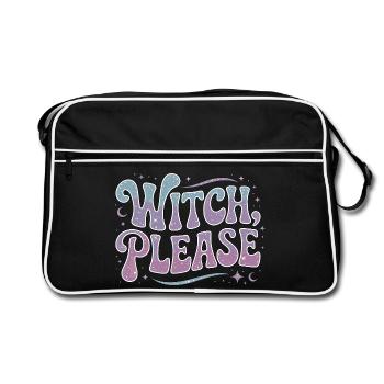 Witchcraft Witch Please Loves Sorcery Spellcaster - Retro Bag - black/white - Front