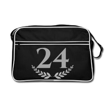 24 - Sac Retro - noir/blanc - Devant