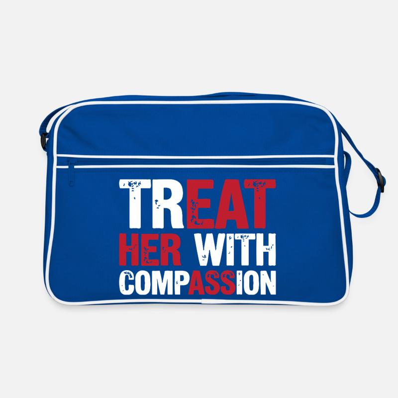 Traitez-la avec compassion Sac Retro