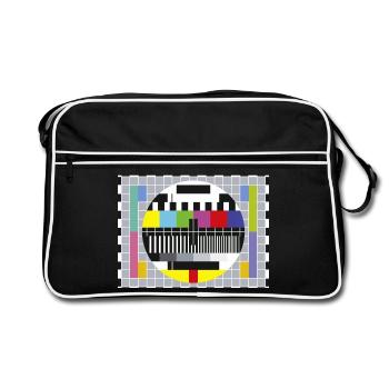 Test-Bild - Retro Tasche - Schwarz/Weiß - Vorne