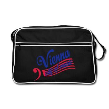 Vienne - Sac Retro - noir/blanc - Devant