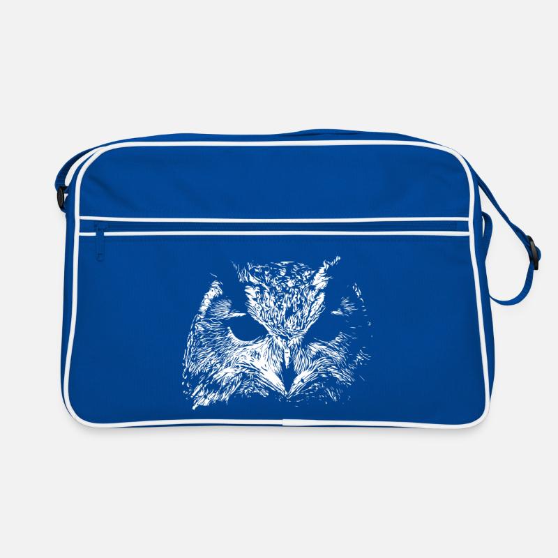 Hibou effrayant Sac Retro