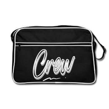 Équipage - Sac Retro - noir/blanc - Devant