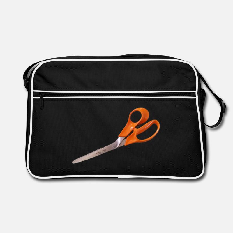 Ciseaux orange Sac Retro