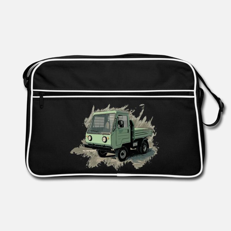 MultiCar M24 - Retro Tasche - Schwarz/Weiß