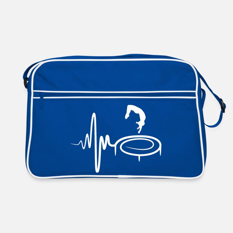 Trampolin Kind Retro Tasche