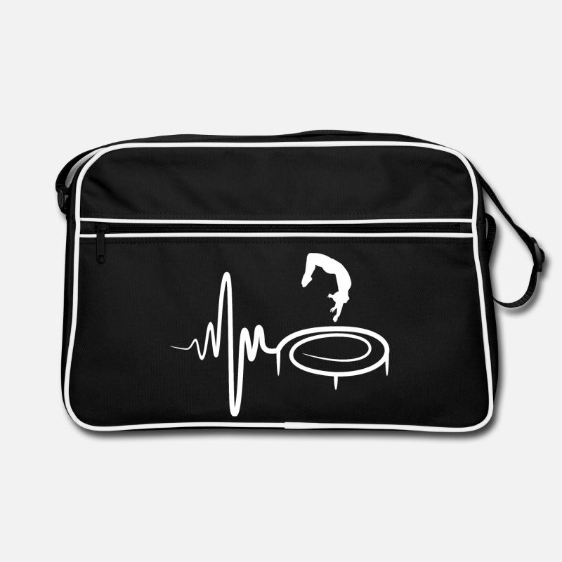 Trampolin Kind Retro Tasche