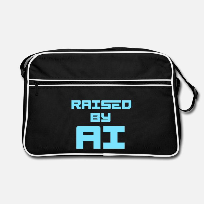 RAISED BY AI Retro Tasche
