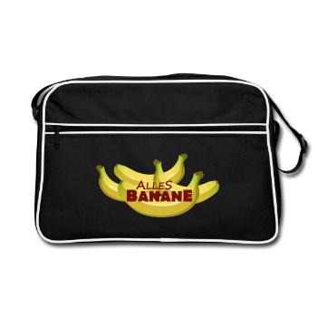 TOUT BANANE - Sac Retro - noir/blanc - Devant