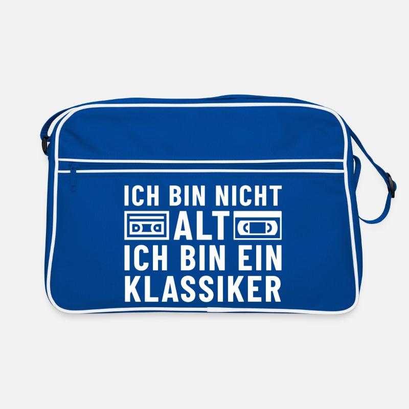 Ich bin nicht alt ich bin ein Klassiker Kassette Retro Tasche