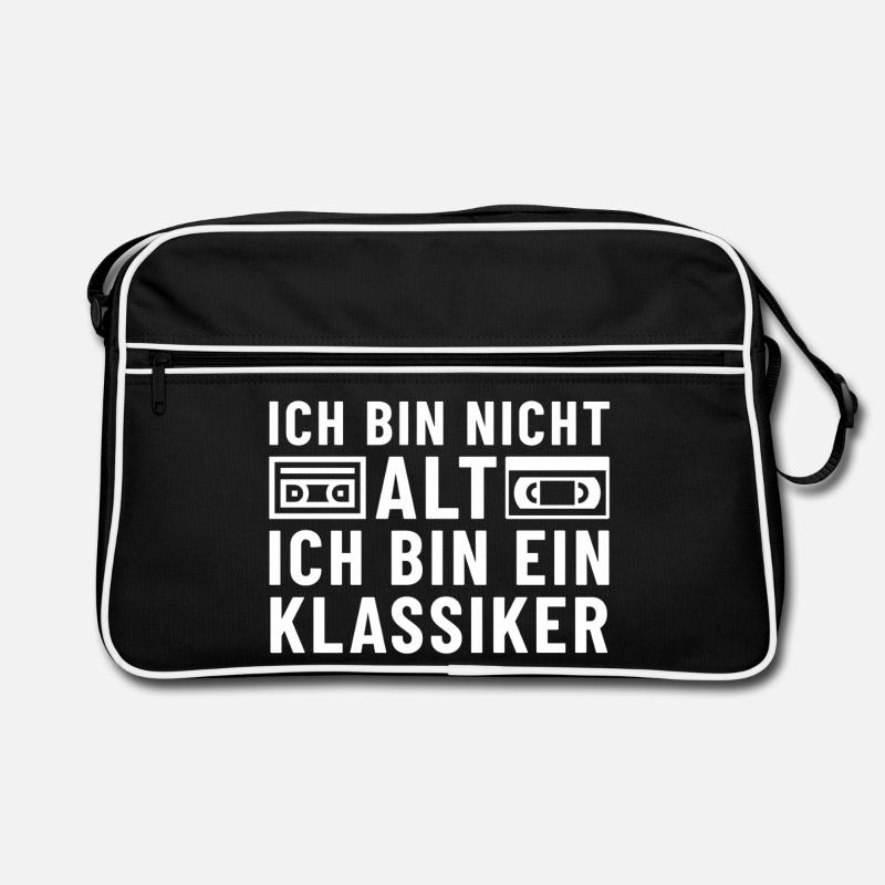Ich bin nicht alt ich bin ein Klassiker Kassette Retro Tasche