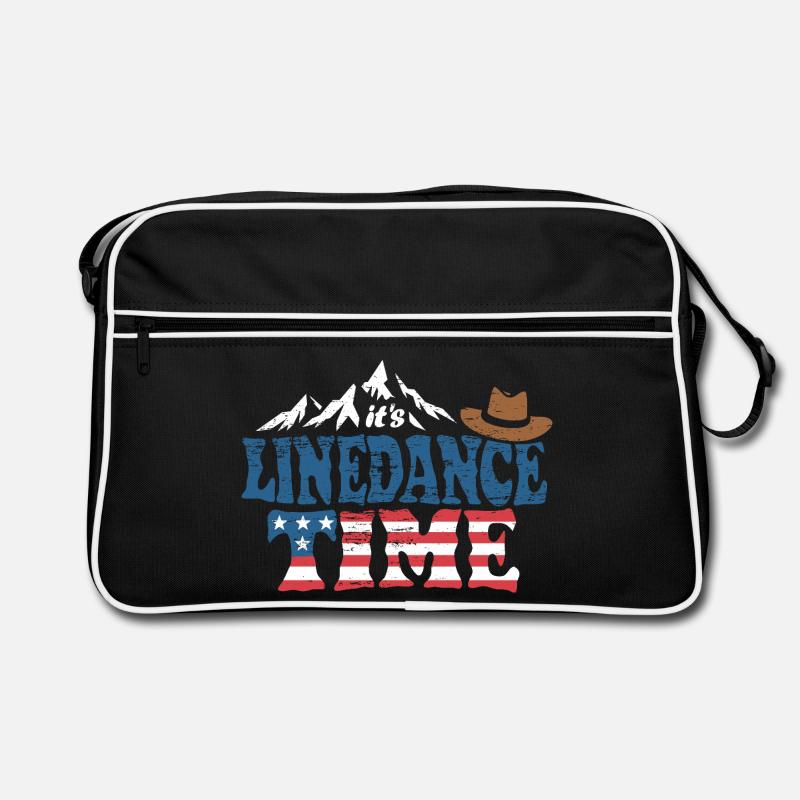 It's linedance time, Linedancing, Country USA Retro Bag
