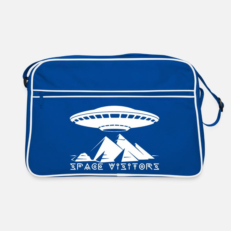 Les visiteurs et les pyramides blanches Sac Retro