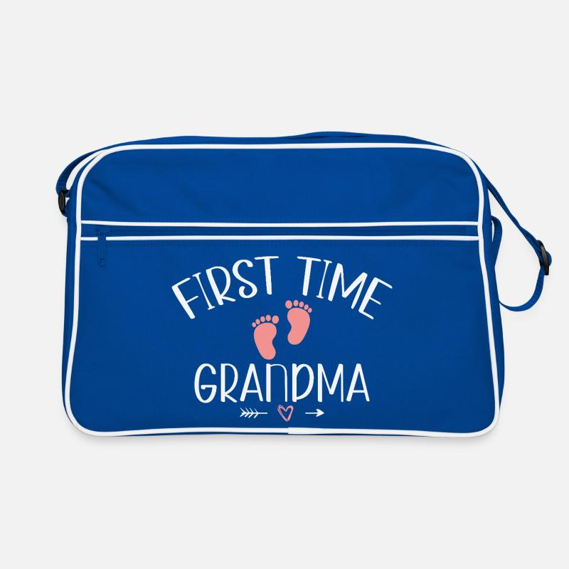 Zum ersten Mal Oma werdende Großmutter Retro Tasche