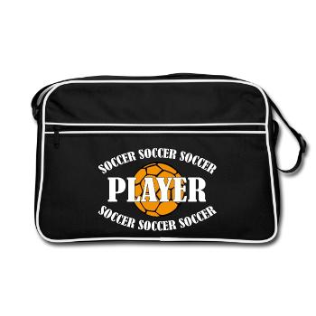Soccer Player - Retro Bag - black/white - Front