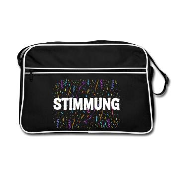 MOOD – Confetti Carnival Carnival Shirt - Retro Bag - black/white - Front