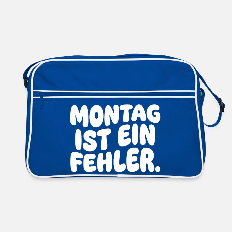 Monday is a mistake Retro Bag