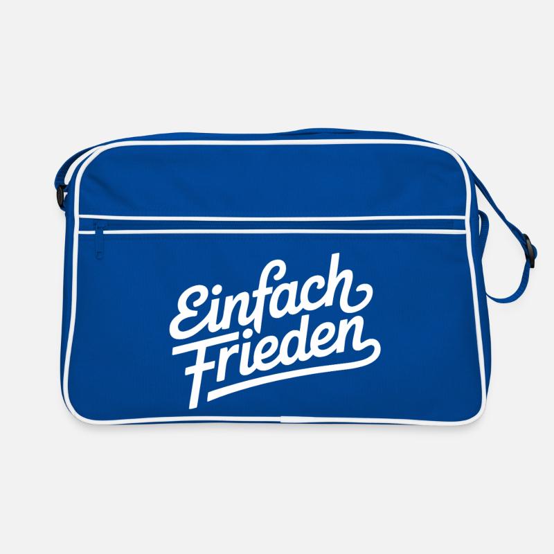 Simply peace – peace, humanity Retro Bag