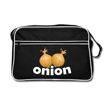 OIGNON - Sac Retro - noir/blanc - Devant