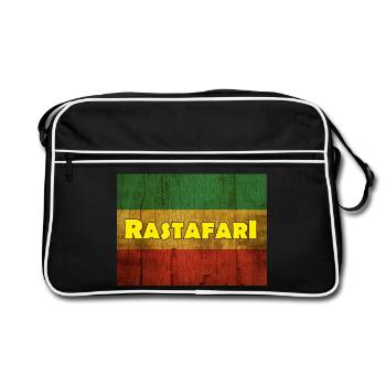 Rastafari - Sac Retro - noir/blanc - Devant