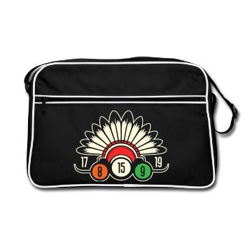 Bingo Bingo Indiens Bingo - Sac Retro - noir/blanc - Devant