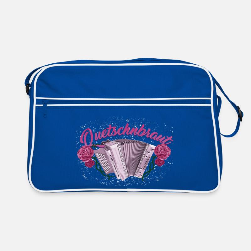 Squeeze Bride - Harmonica with Roses Retro Bag