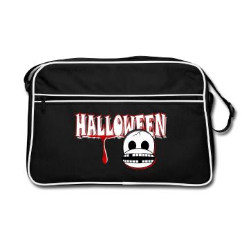 Halloween - Sac Retro - noir/blanc - Devant