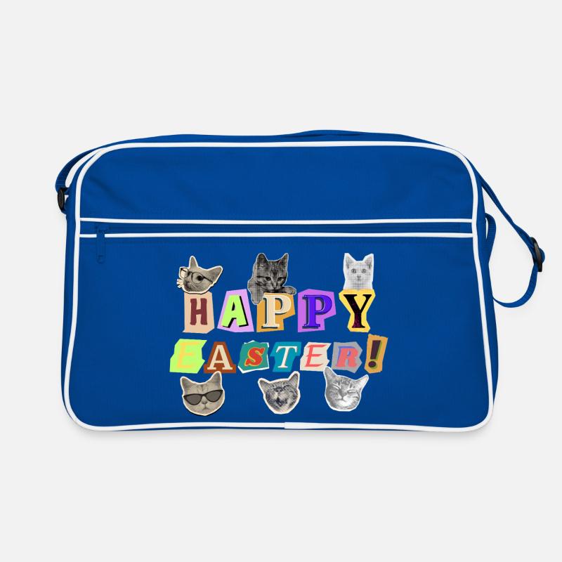 Joyeux chats de Pâques Sac Retro