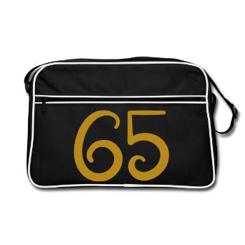 65 - Sac Retro - noir/blanc - Devant