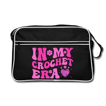 Dans ma zone crochet - Sac Retro - noir/blanc - Devant