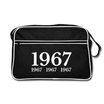 1967 - Sac Retro - noir/blanc - Devant