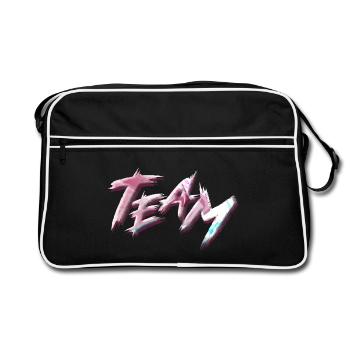 Équipe - Sac Retro - noir/blanc - Devant