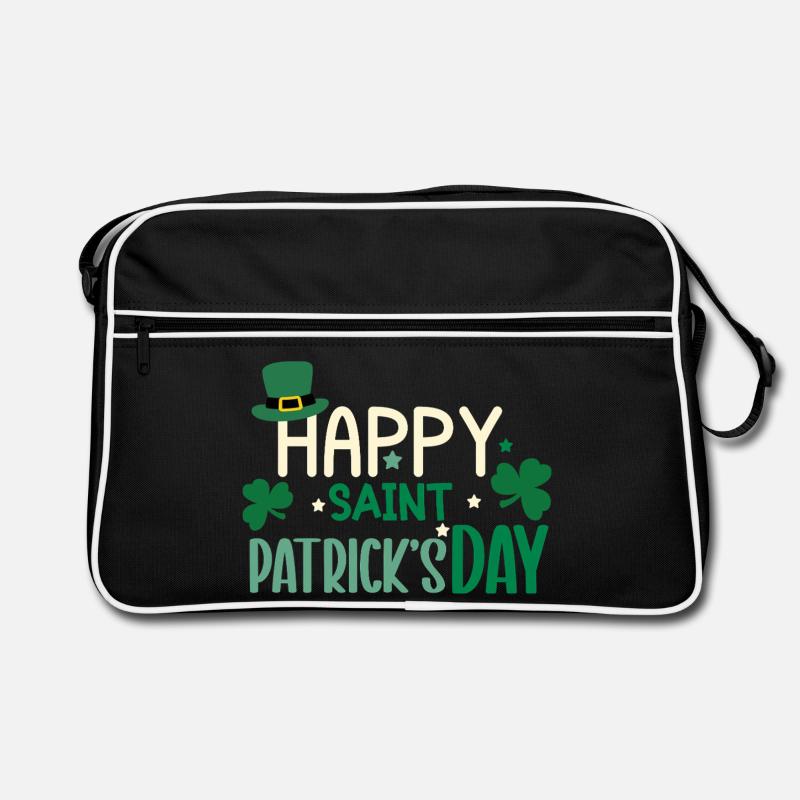 Happy St patrick's day Retro Tasche
