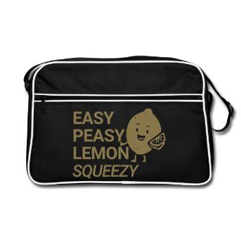Squeeze au citron facile - Sac Retro - noir/blanc - Devant