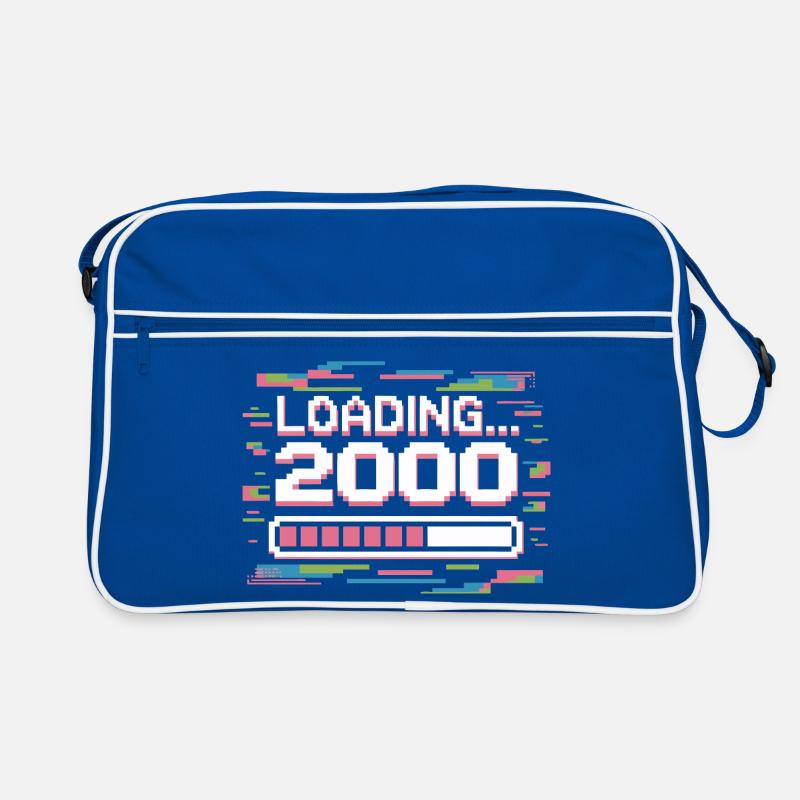 Pixel Retro Design Loading 2000 Retro Tasche