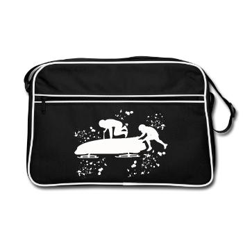 Bob Freineur d’équipe Bob - Sac Retro - noir/blanc - Devant