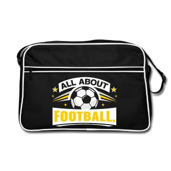 All about football - Retro Bag - black/white - Front