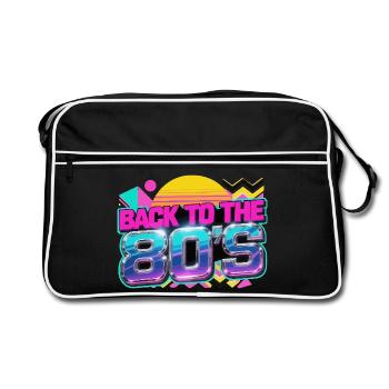 Back to the 80s Neon Retro - Retro Bag - black/white - Front