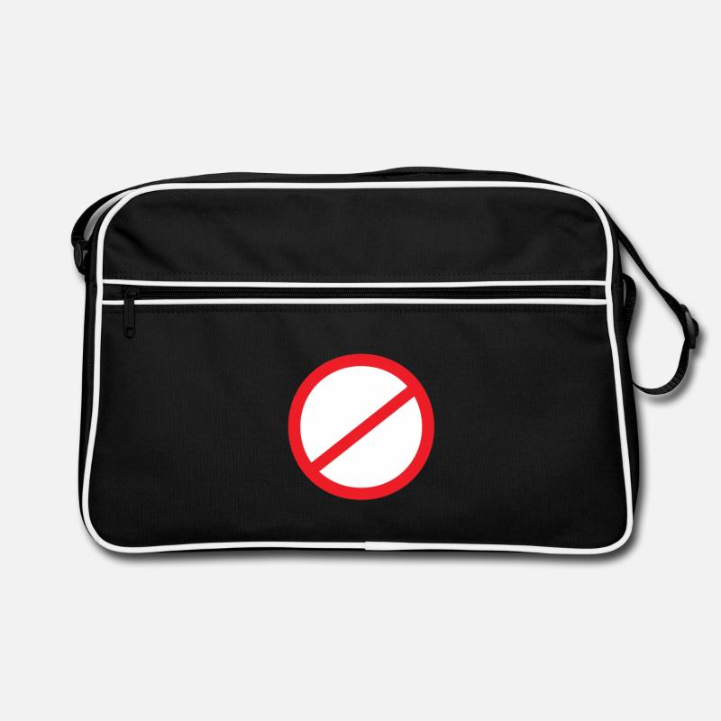 Forbidden Symbol Pattern Retro Bag