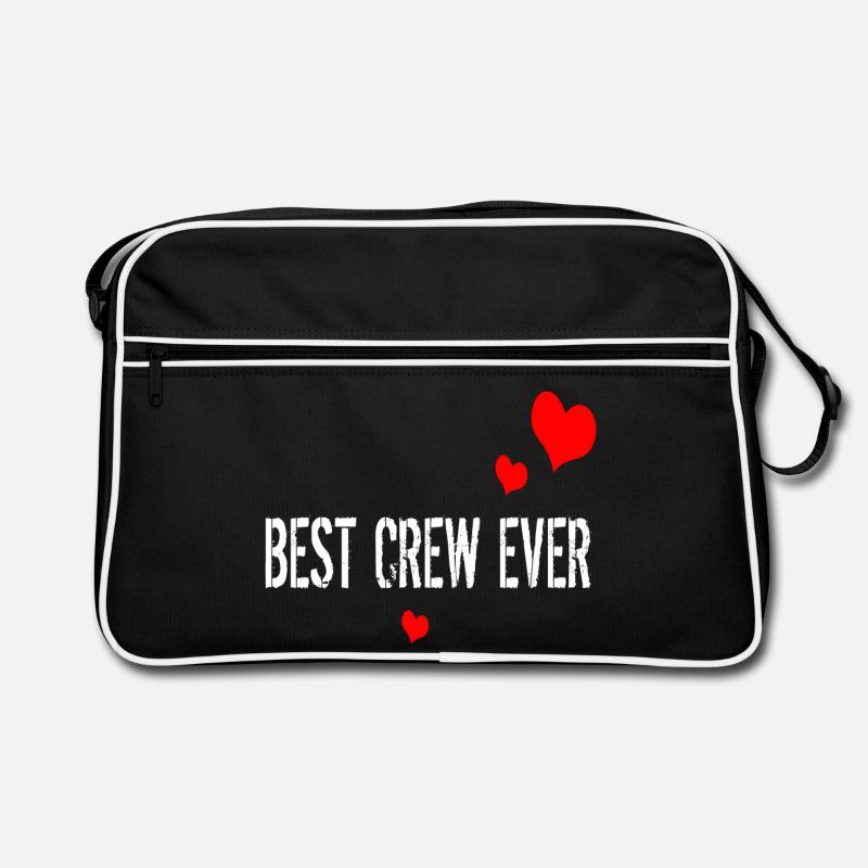 BEST CREW EVER Retro Tasche