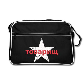 товарищ - Sac Retro - noir/blanc - Devant