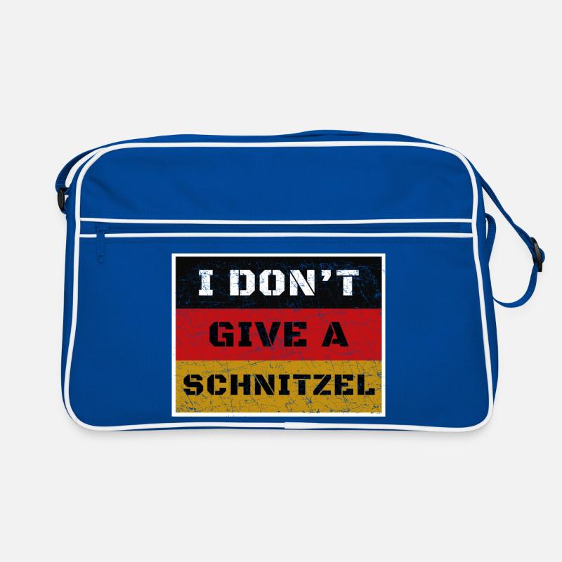 I Don't Give A Schnitzel Retro Tasche