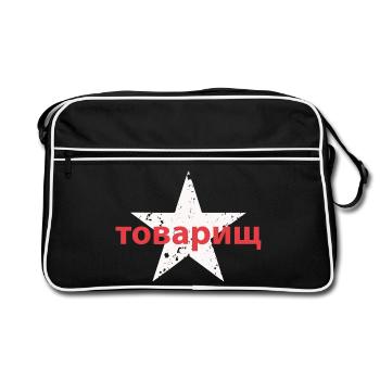 товарищ - Retro Bag - black/white - Front