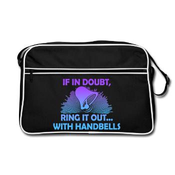 Choir Music Instrument Handbell Choir - Retro Bag - black/white - Front
