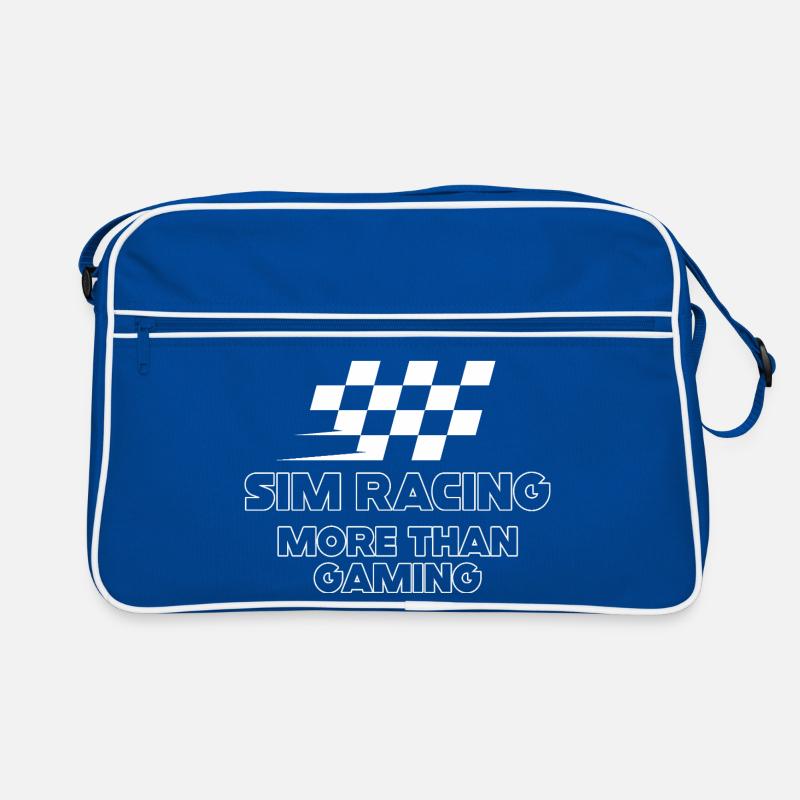 Sim Racing Flag: More Than Gaming Retro Bag