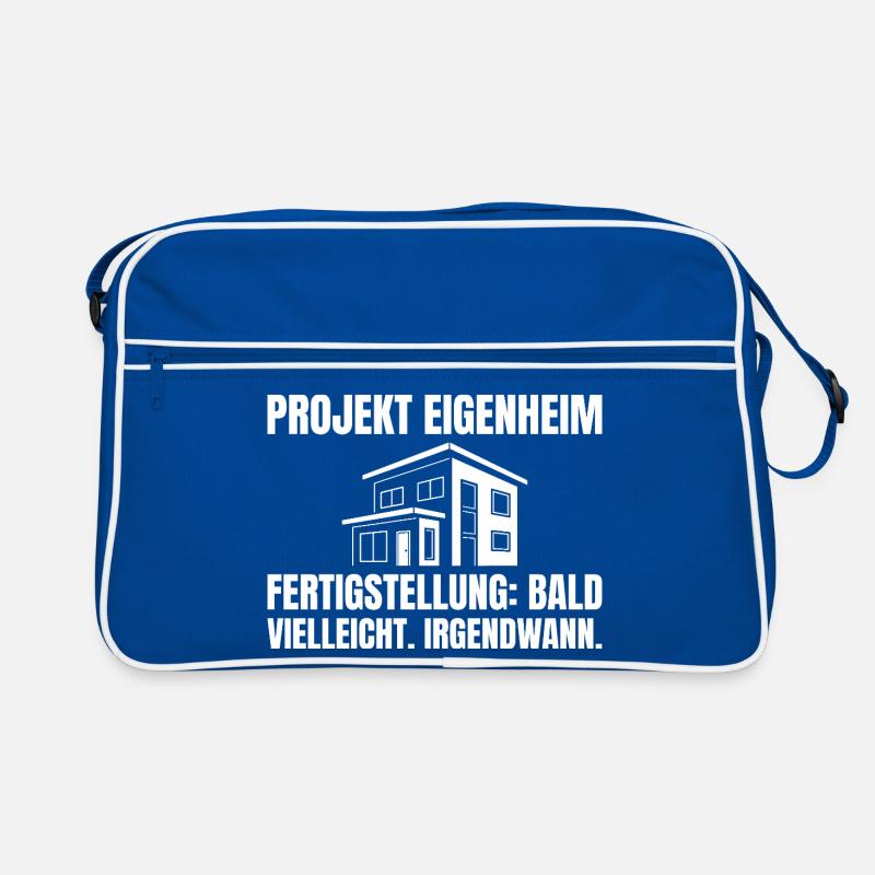 Projet de construction de maison Maison Maison Maison Humor Constructeur Sac Retro