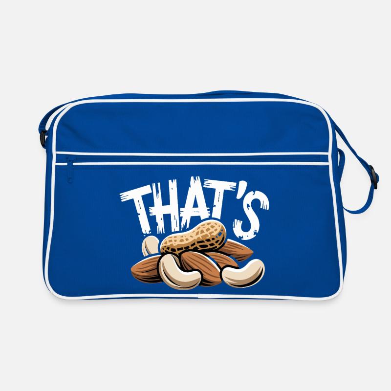 THAT'S Funny Nut Saying with Peanut Almonds Retro Bag