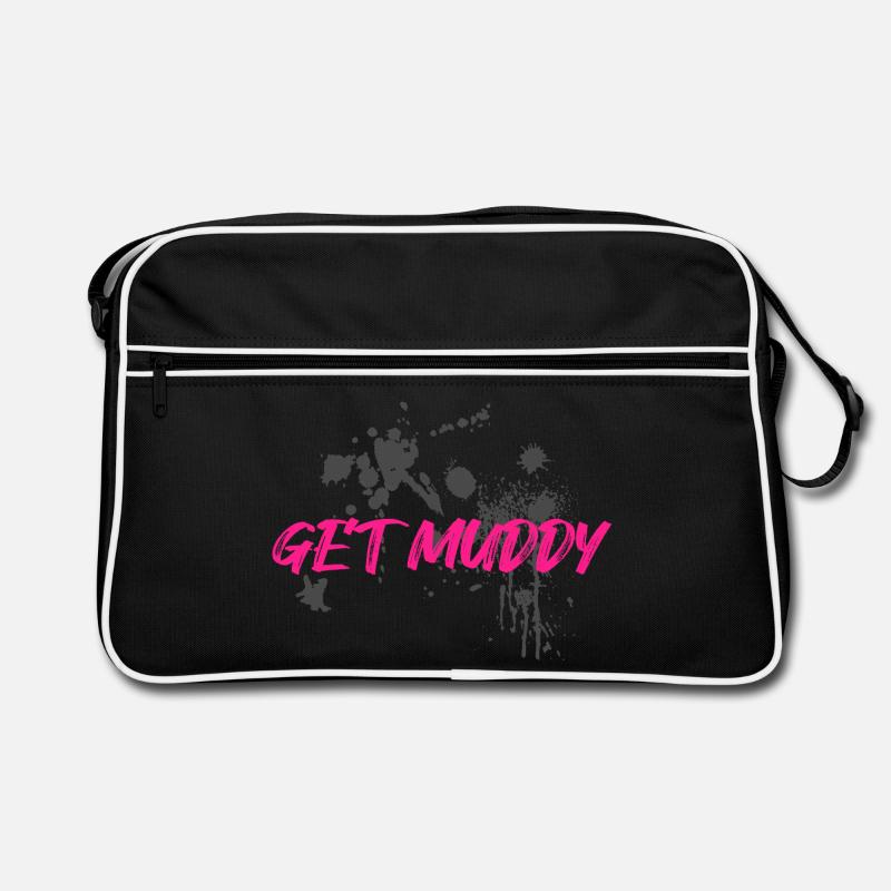 Course boueuse Schlammlauf Mud Run Muddy Sac Retro