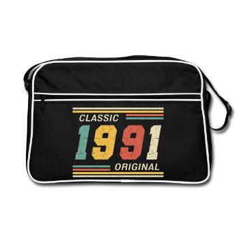 Classique 1991 original 1991 - Sac Retro - noir/blanc - Devant